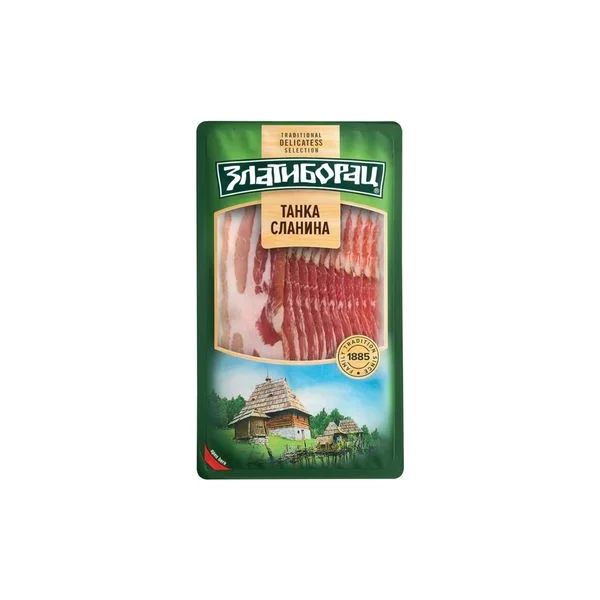 Zlatiborac tanka slanina (zaštitna atmosvera) pak 100g